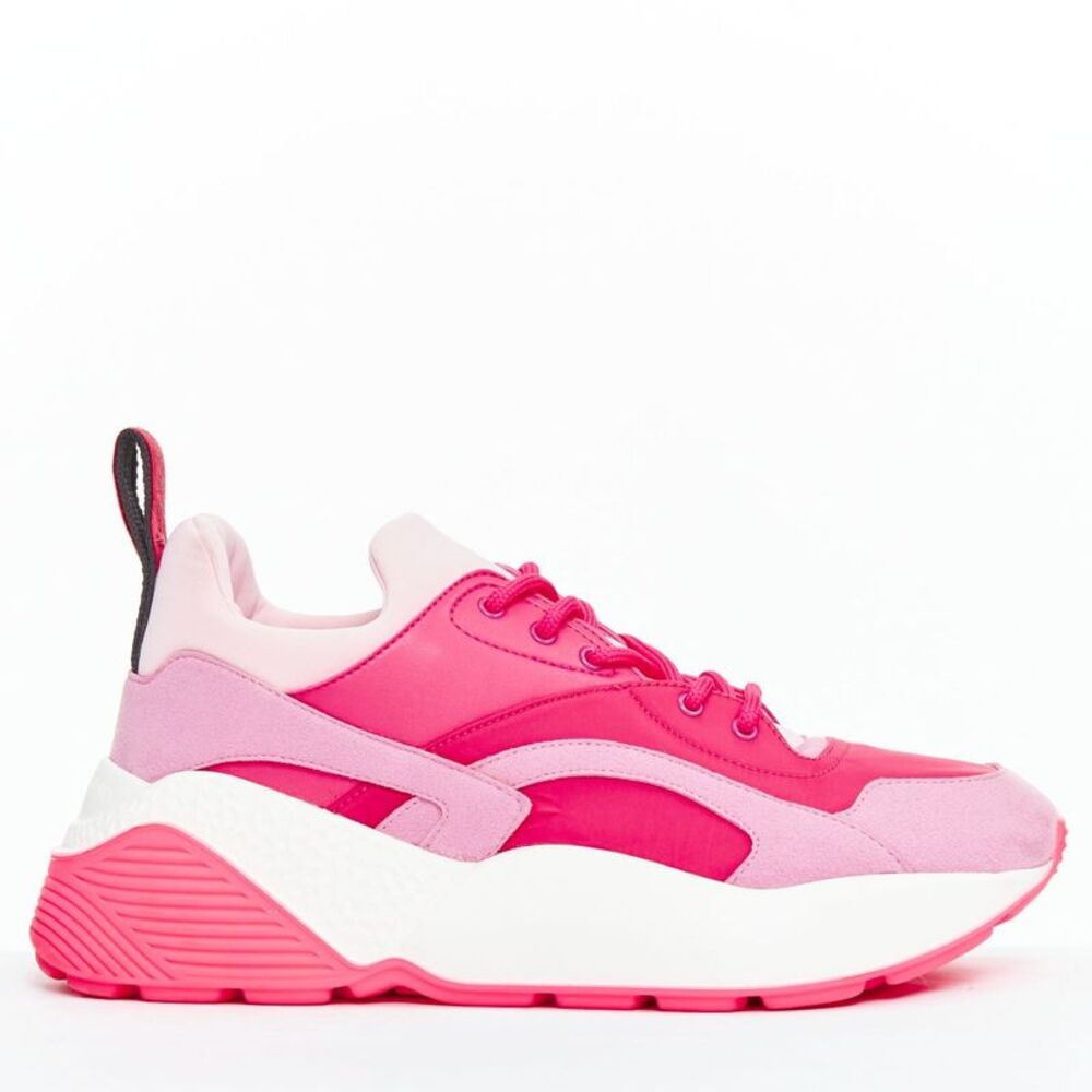 Stella McCartney Pink Patchwork Dad Sneakers